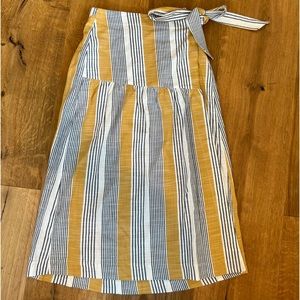NWT Anthropologie Maeve Stripe Skirt size 4